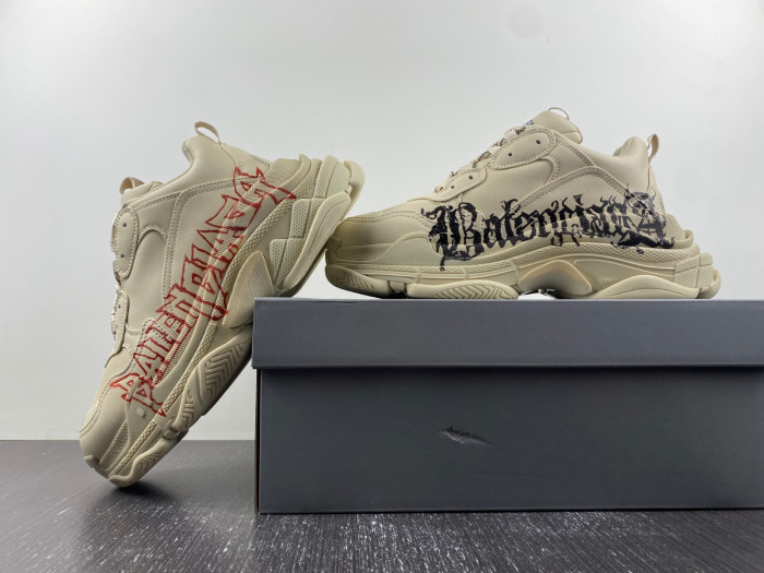 balen triple s beige 536737 w2fay 9016