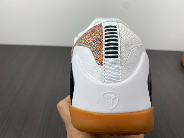 nike kobe 9 elite premium low htm milan white multi-color 698595-109