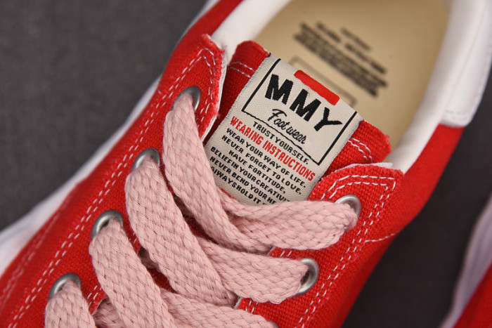 maison mihara yasuhiro canvas sneakers