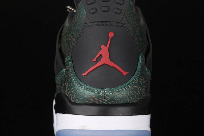 air jordan 4 retro laker green aj4-1043515