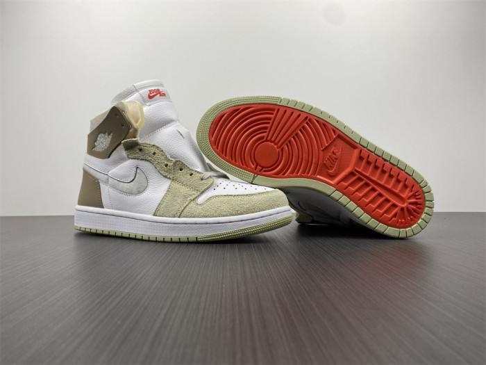 air jordan 1 high zoom air cmft olive aura (w) ct0979-102