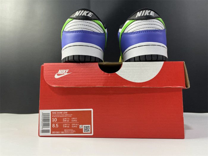 nike dunk low green strike (w) dd1503-106