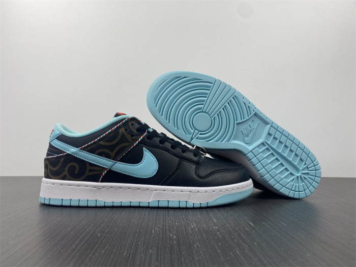 nike dunk low barbershop black dh7614-001