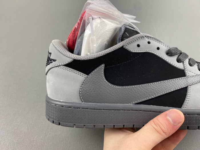 travis scott x air jordan 1 black grey dm7866-775