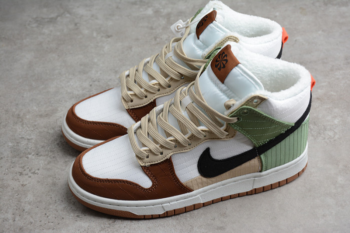 nike dunk high next nature summit white (w) dn9909-100