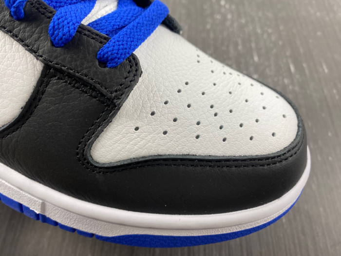 nike dunk low white black royal fd9064-110