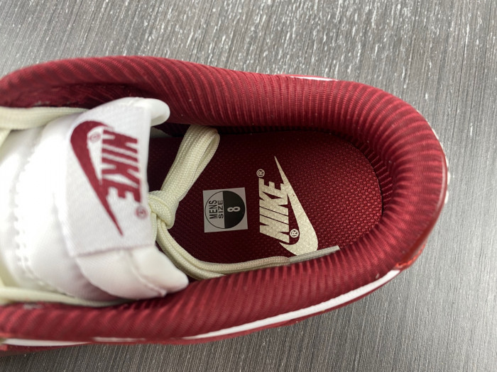 nike dunk low prm vintage team red fj4555-100