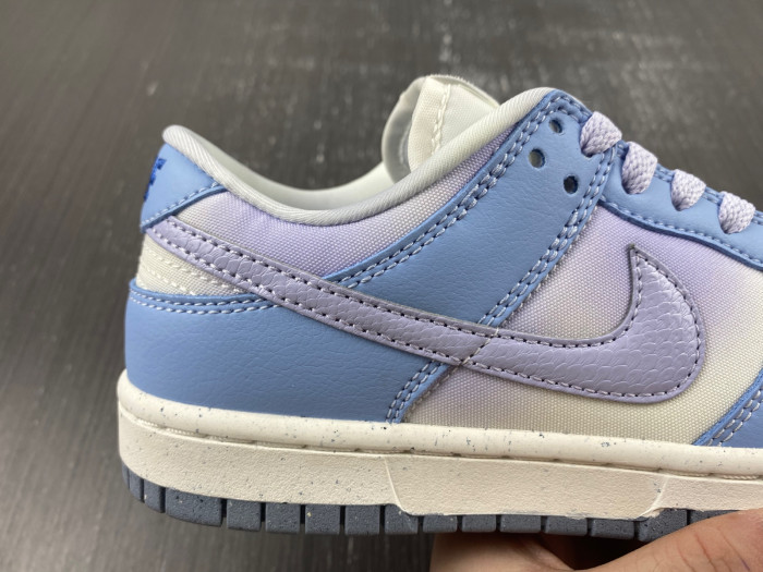 nike dunk low blue airbrush canvas fn0323-400