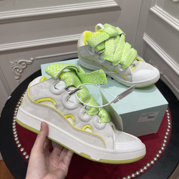 lanv1n leather curb sneakers