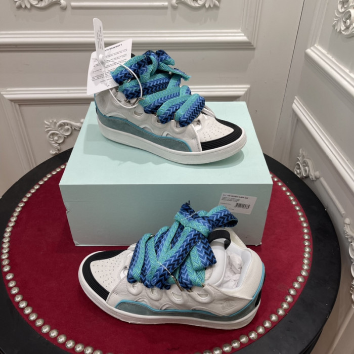 lanv1n leather curb sneakers