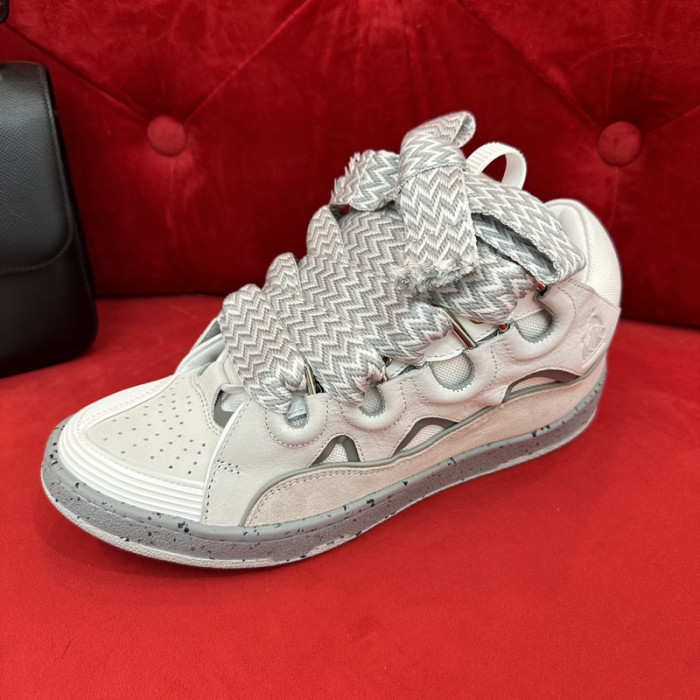 lanv1n leather curb sneakers