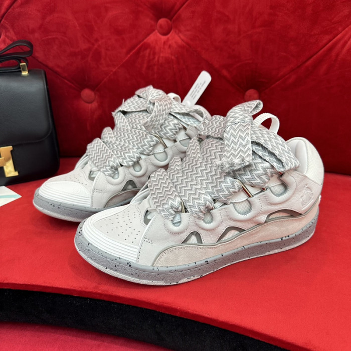 lanv1n leather curb sneakers