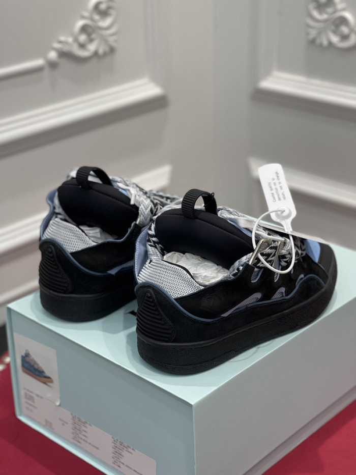 lanv1n leather curb sneakers