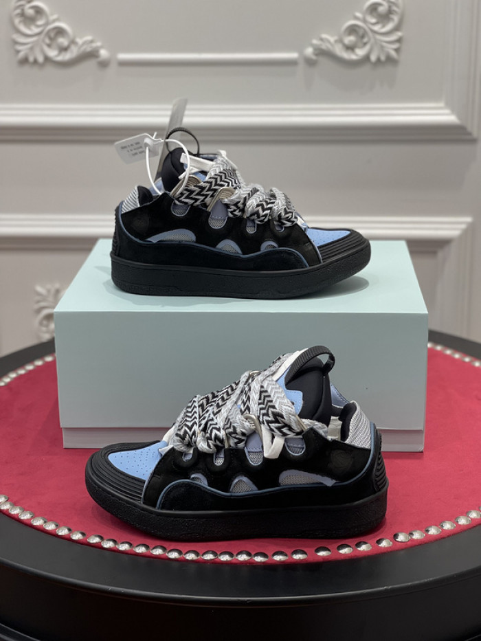 lanv1n leather curb sneakers