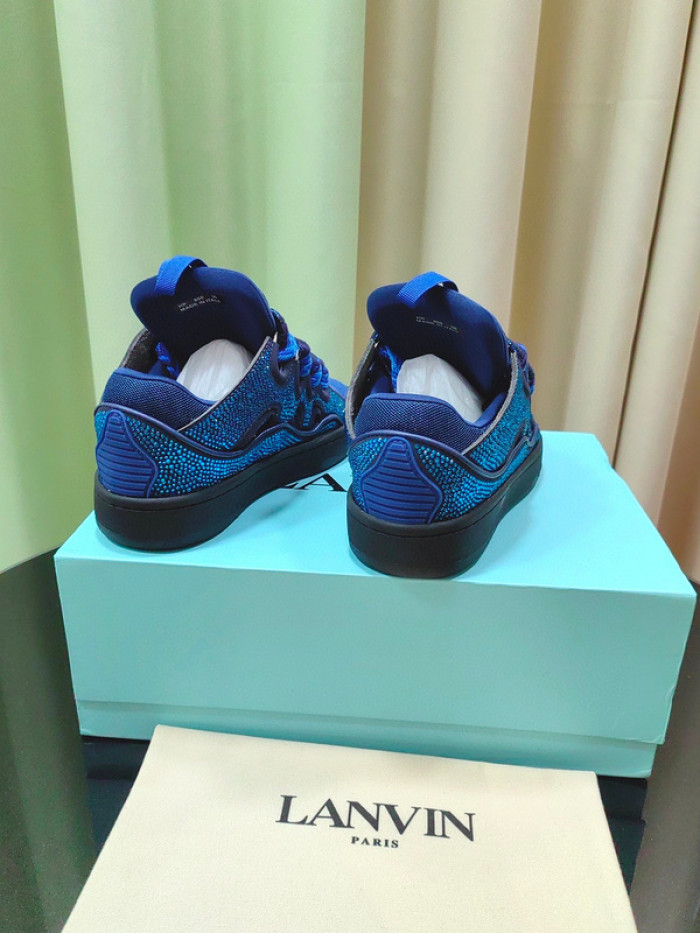 lanv1n leather curb sneakers