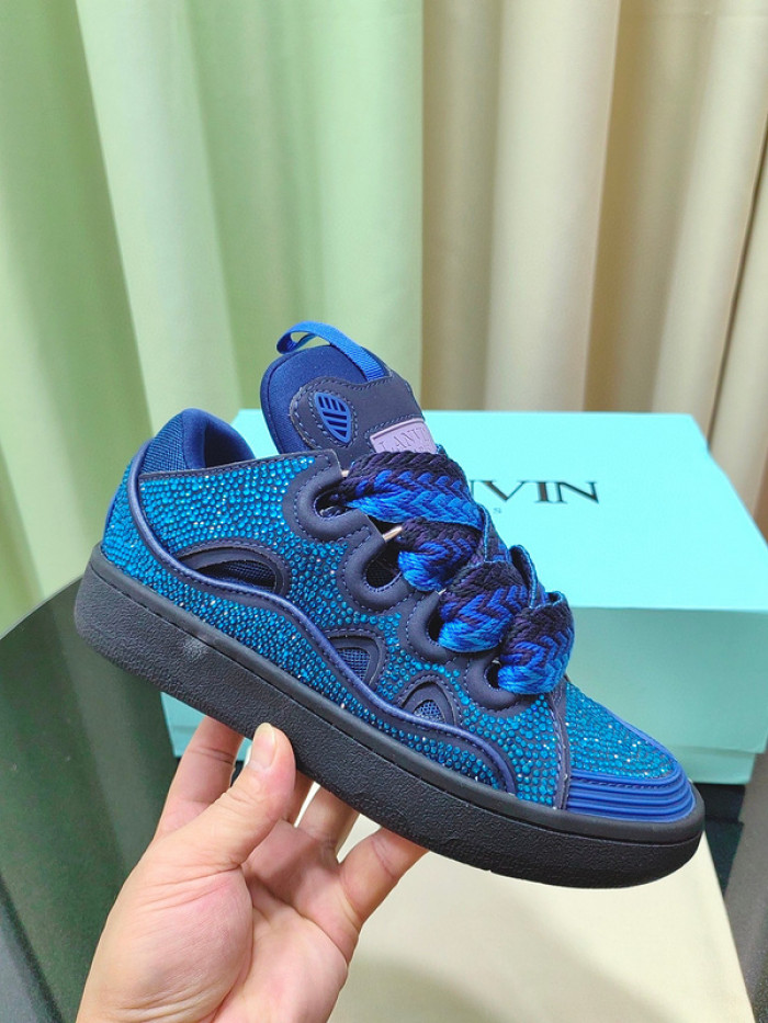 lanv1n leather curb sneakers
