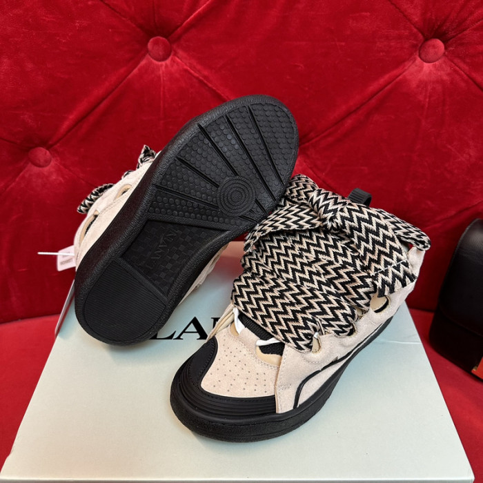 lanv1n leather curb sneakers