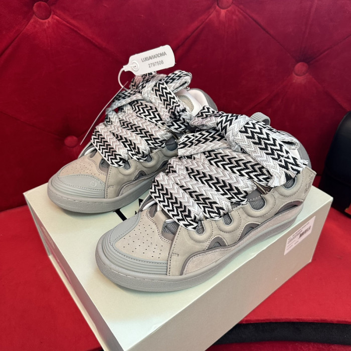 lanv1n leather curb sneakers