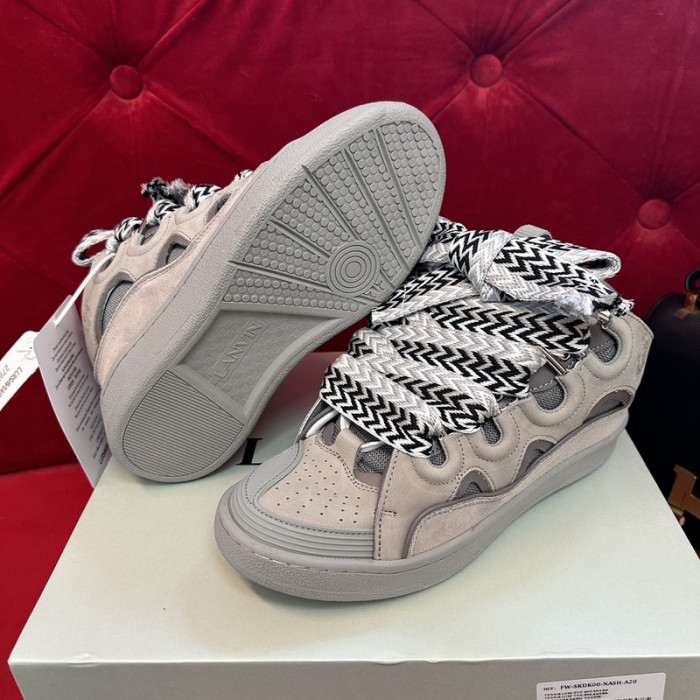 lanv1n leather curb sneakers