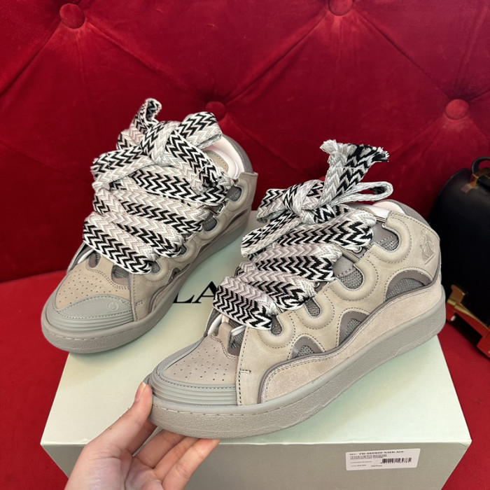 lanv1n leather curb sneakers