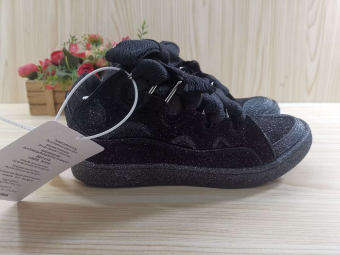 lanv1n leather curb sneakers